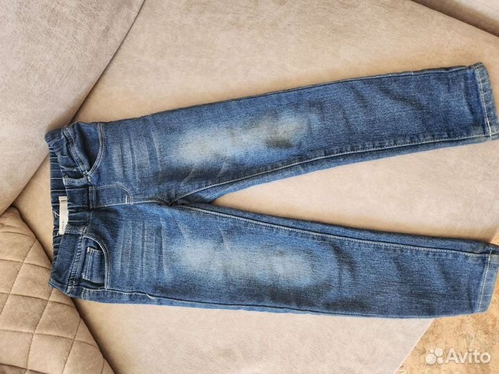 Джинсы на девочку на 5 лет рост 110 см