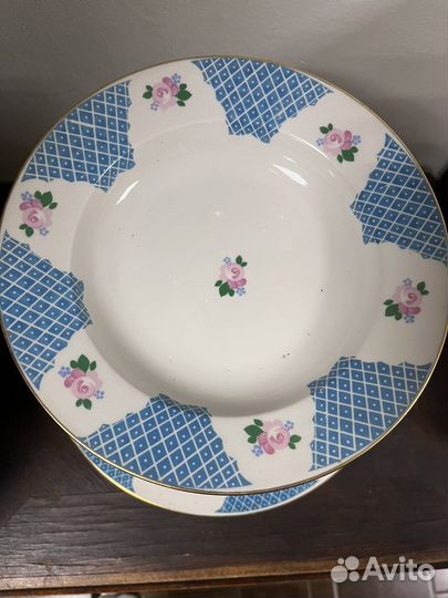 Набор столовой посуды Дулево 1990г СССР