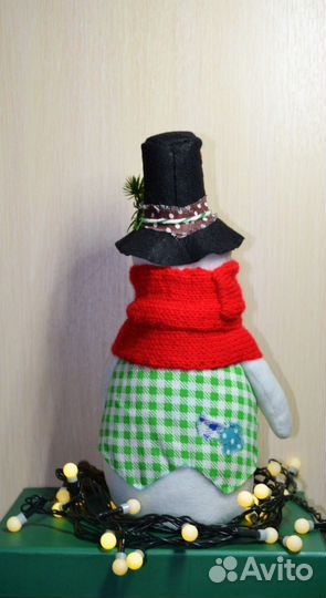 Снеговик мягкая игрушка