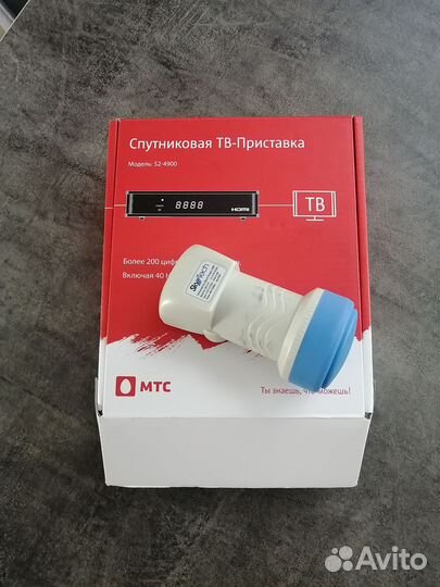Приставка, пульт и конвертер МТС