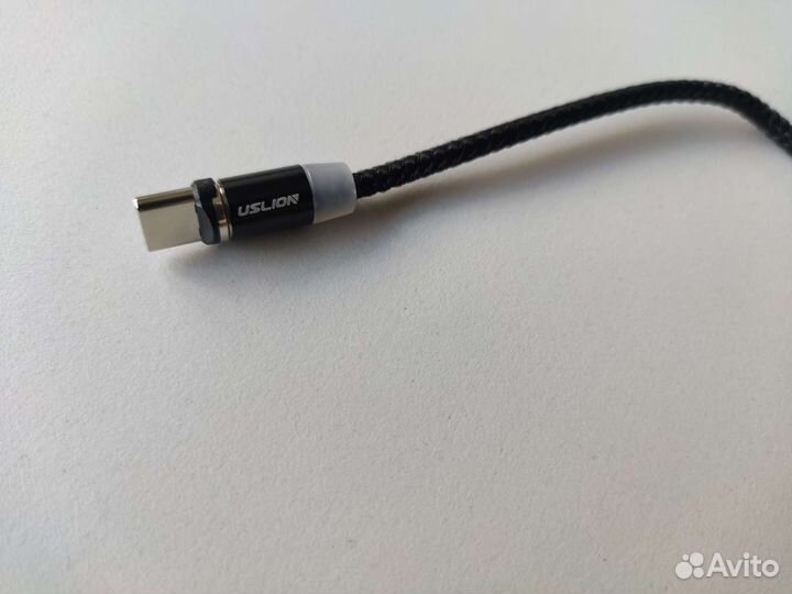Магнитный usb кабель uslion: usb type c, micro usb