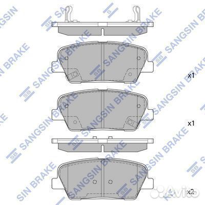 Колодки дисковые з. kia mohave 3.8 v6/4.6 v8/3.0cr