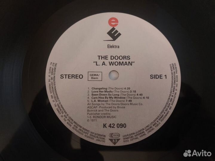 Doors l a woman 1979 RE 198 Germany LP