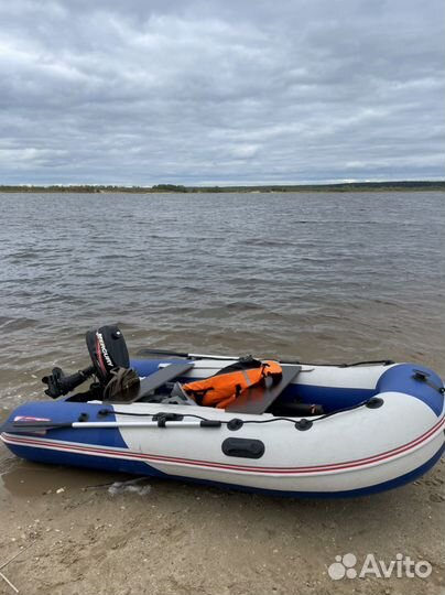 Лодка пвх и мотор Mercury 4