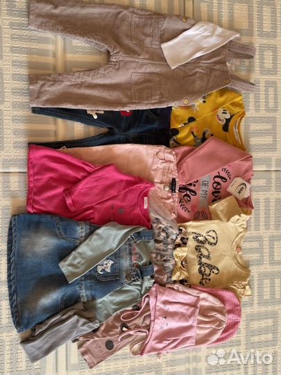 Вещи пакетом на девочку 74 80