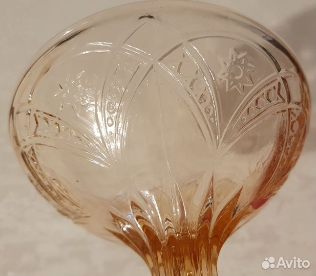 Креманка из цветного стекла СССР