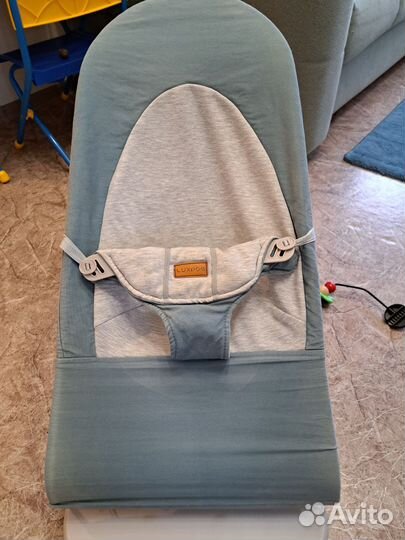 Шезлонг для новорожденных luxmom