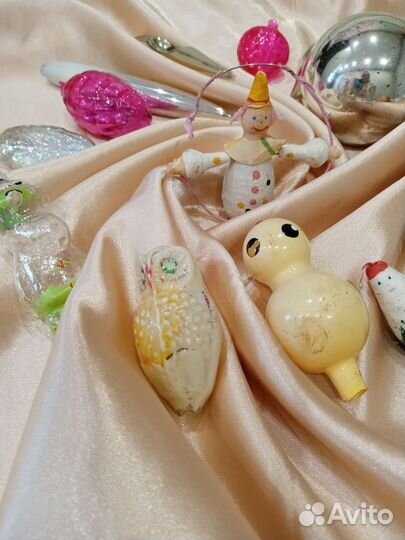 Ёлочные игрушки СССР набор в реставрацию