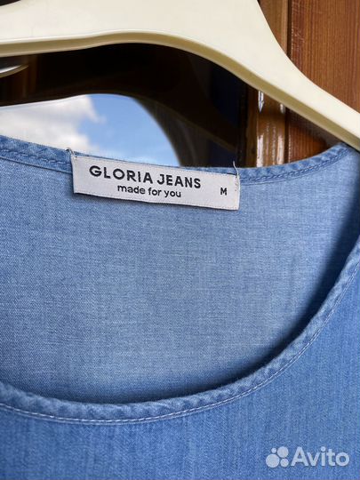 Джинсовое платье новое 44 размер