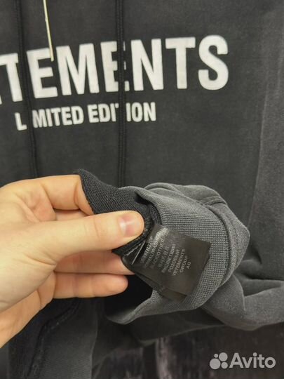 Толстовка Vetements Limited edition