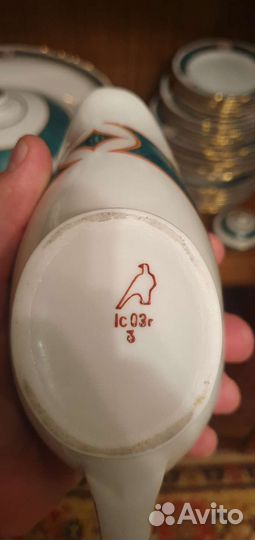 Сервиз столовый Дулево, ссср, 1980 г