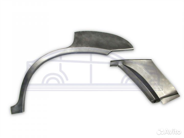 Кузовные арки Hyundai Terracan задняя