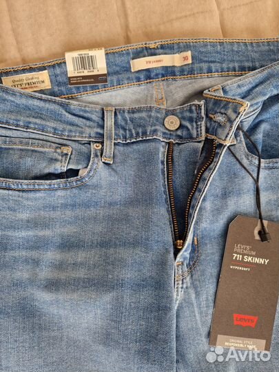 Джинсы оригинал Levi's 711 W30 L34