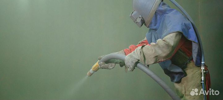 Пескоструйная обработка. Покраска