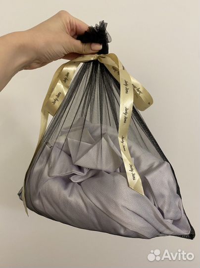 Халат шелковый белый