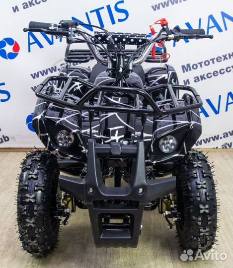 Квадроцикл ATV classic mini, черный паук