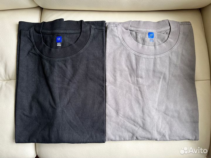 Футболка YZY GAP Канье Уэст GRY Оригинал (М)