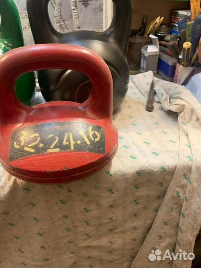 Гиря 16 кг, разной формы