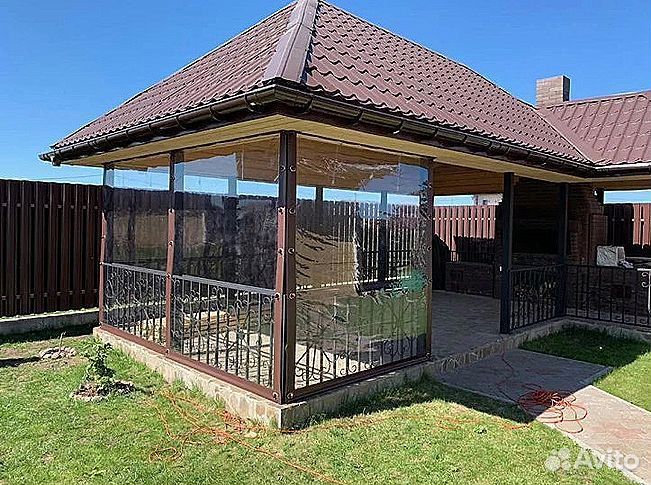 Шторы пвх для беседки