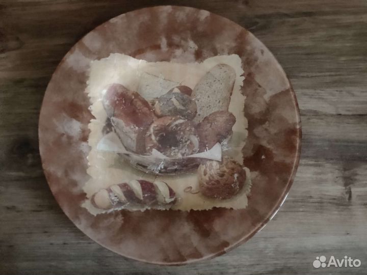 Тарелка декоративная декупаж ручная работа