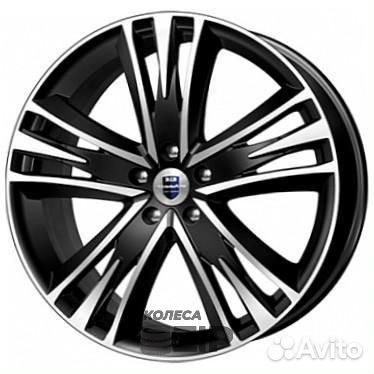 K&K Атлас 8.5x20 5*114.3 ET38 DIA60.1 Алмаз черны