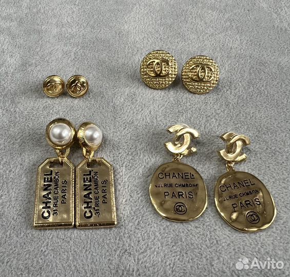 Серьги Chanel