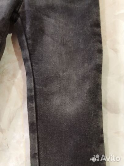 Джинсы детские утеплённые р. 98