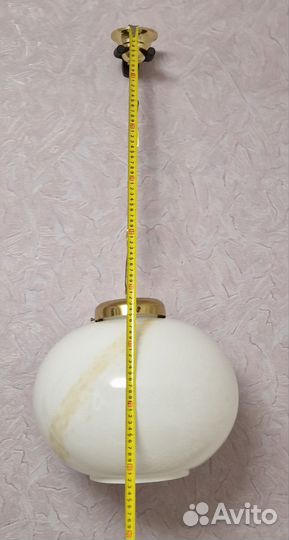 Редкий Светильник Шар подвесной Чехия Винтаж