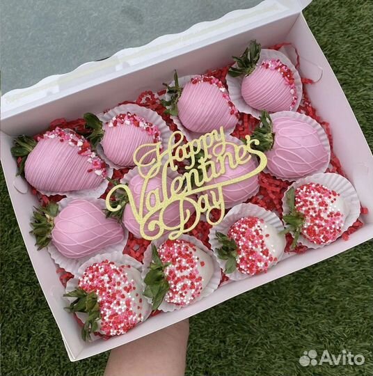 Клубника в шоколаде на корпаратив