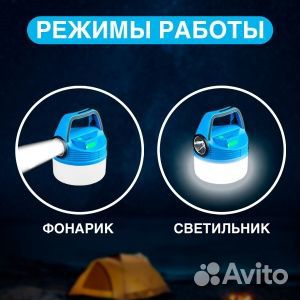 Фонарь кемпинговый Огонь YD-1783 30W