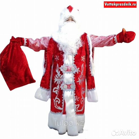 Карнавальный костюм деда мороза