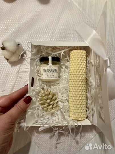 Свечи ручной работы подарочный набор