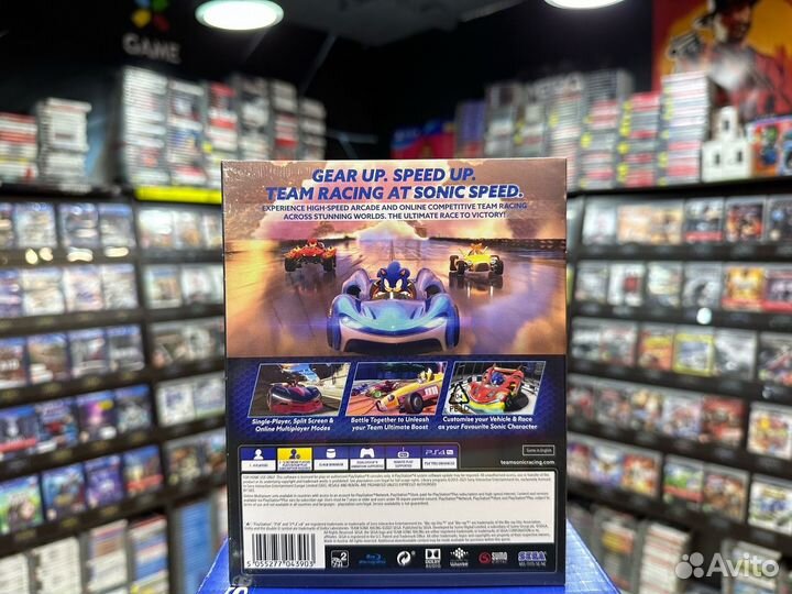 Игры для PS4: Team Sonic Racing 30th Anniversary E