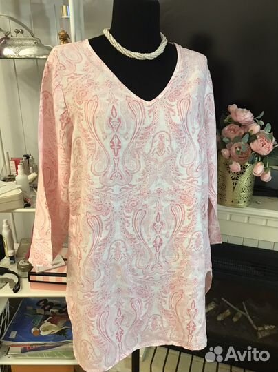 На брони Туника лён 44-46-48