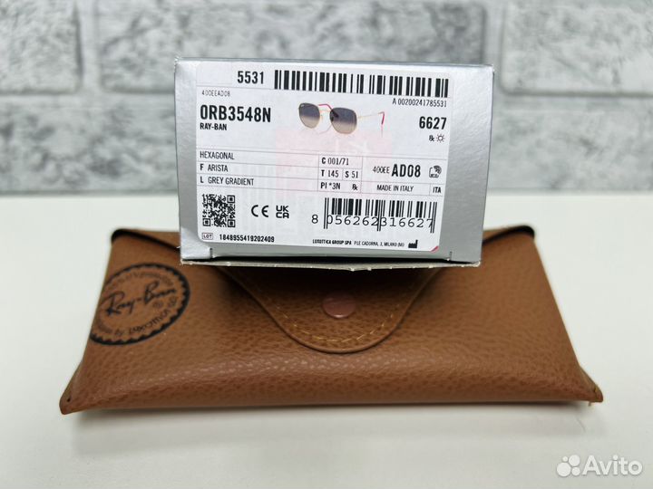 Очки Ray Ban Hexagonal RB 3548N 001/71 - Оригинал