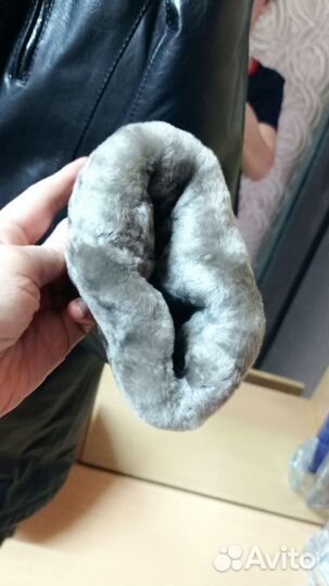 Куртка -дубленка мужская зимняя новая