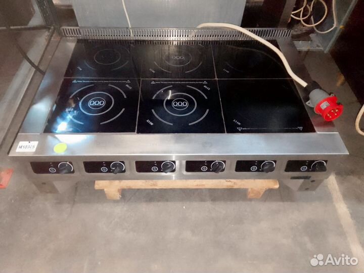 Индукционная плита 6 конфорочная