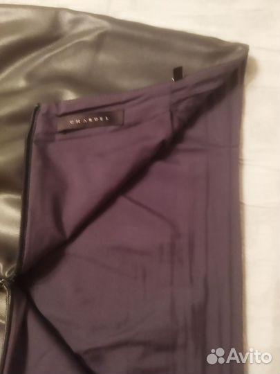 Кожаная юбка