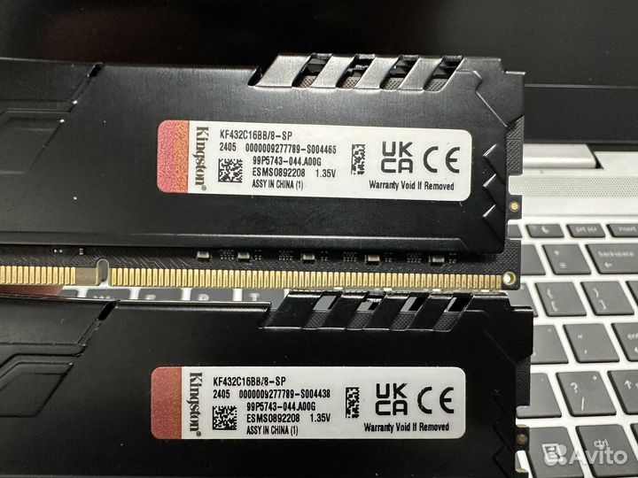 DDR3 16Gb (2x8Gb) 1600Mhz HyperX Fury