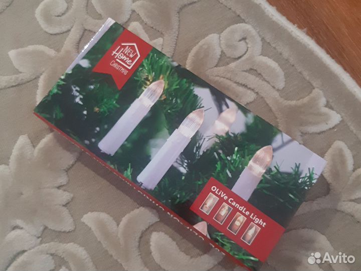 Свечи на прищепках от сети