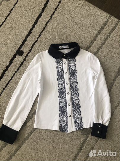 Школьная блузка и брюки р. 134