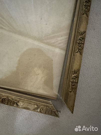 Старинная рамка со стеклом