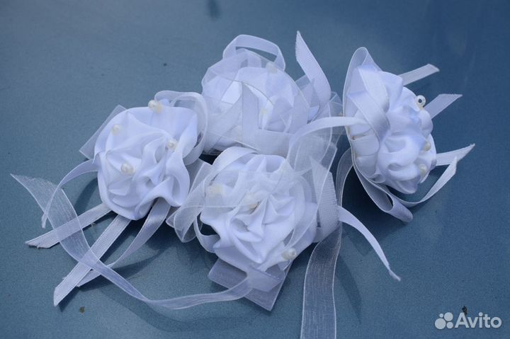 Цветы липучки для бокалов