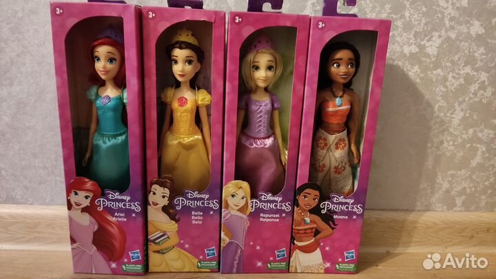 Hasbro принцессы Дисней Рапунцель, Ариэль, Белль