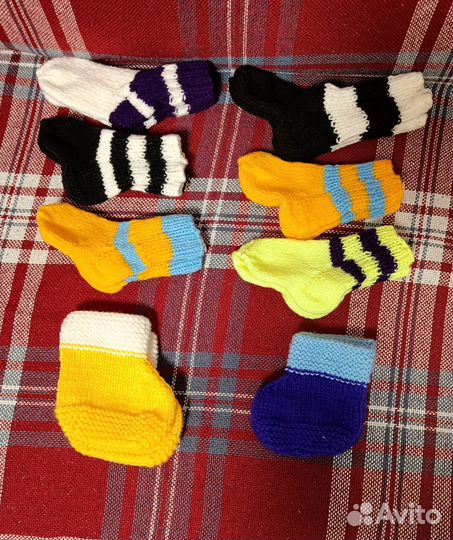 Носки шерстяные вязаные детские