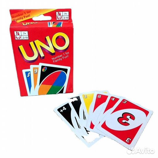 UNO настольная игра 108 карточек