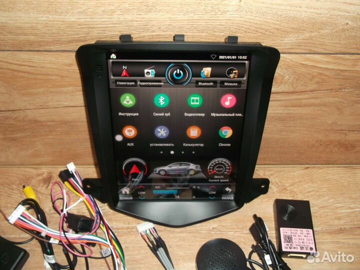 Магнитола Chevrolet Cruze Android типа Tesla