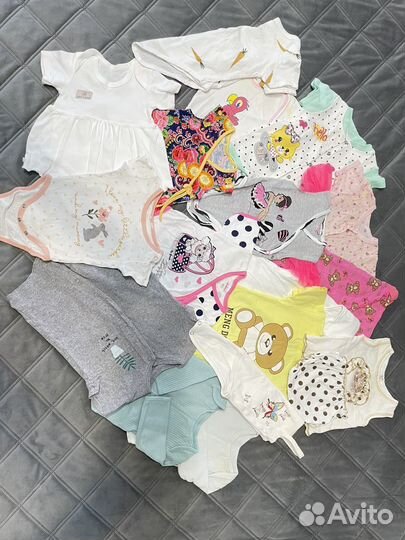 Одежда пакетом на девочку 62