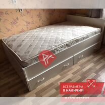 Кровать 120х200 с ящиками