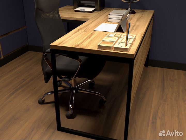 Угловой офисный стол